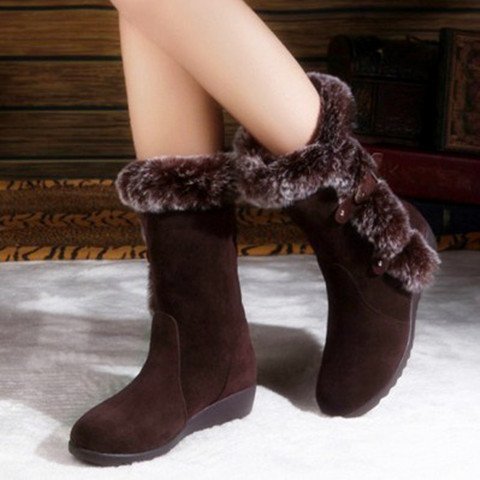 bottes d'hiver Mi-Mollet