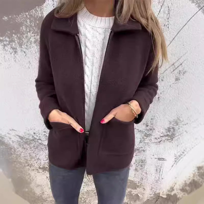 Naylan Veste Cardigan Élégante en Laine