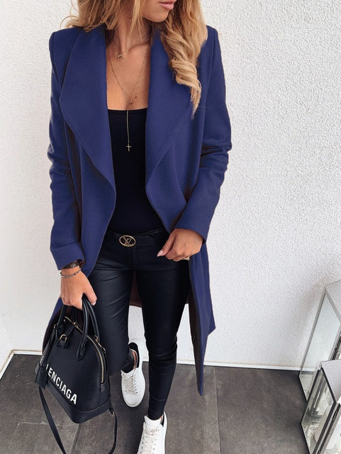 Manteau en laine pour femmes : chaud et simple