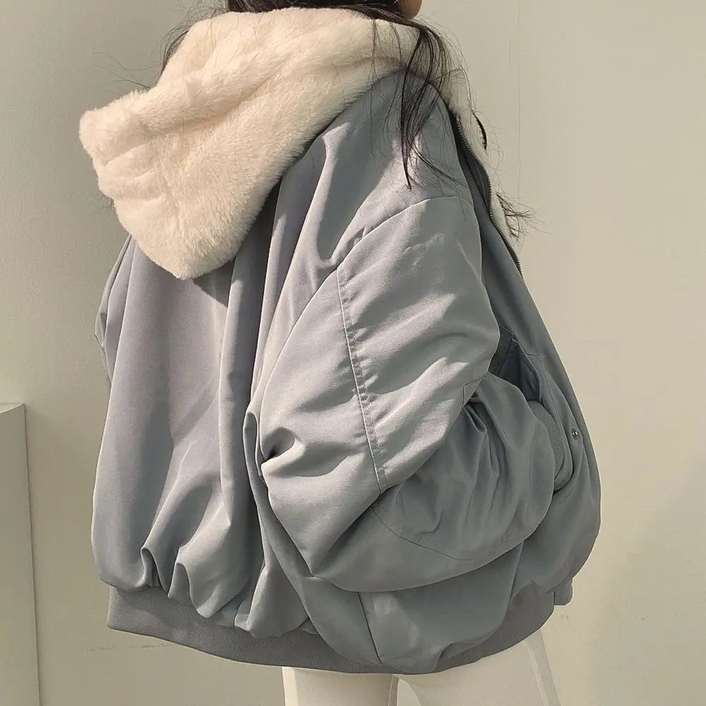 Parkas Femme Hiver Oversized à Capuche